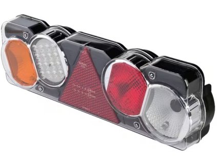 Koncové svetlo ľavé 482x148 mm WAS, 1400300250