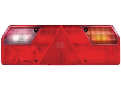 Koncové svetlo 24V, pravé 420x140 mm Aspöck, 255400507