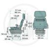 Sedadlo mechanicky odpružené Compacto Basic XS MSG283/8 Grammer, 1333859, 2401333859