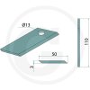 3531 1 lopatka rotora 110x50x3mm otvor 13mm as620km 11417577
