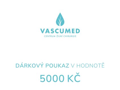 VOUCHER 5000 Kč - zaslání online