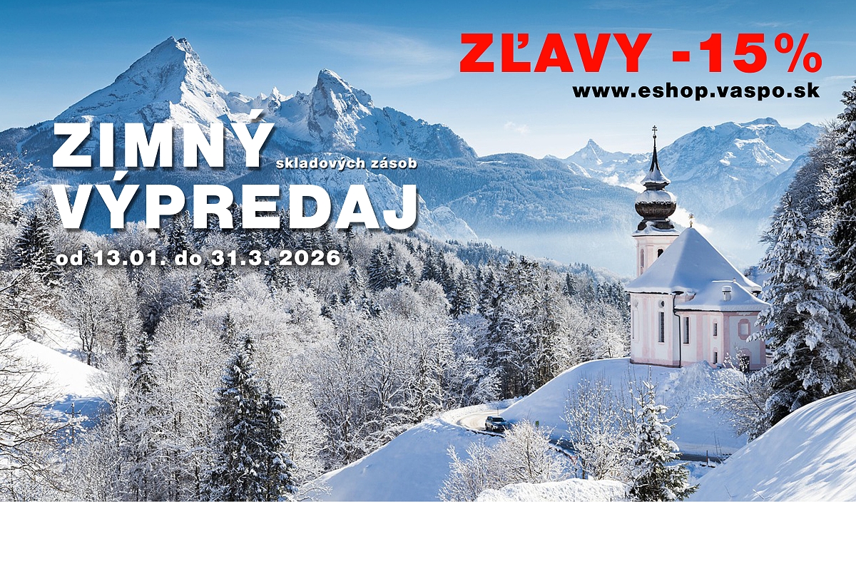 Zimná zľava –15 % na skladové obklady VASPO