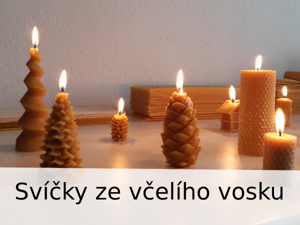 Svíčky ze včelího vosku