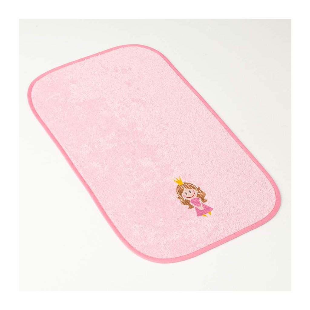 Dětský ručník Veba ELMAR růžová s výšivkou Princezna růžová lemovka (Velikost 30x50 cm)