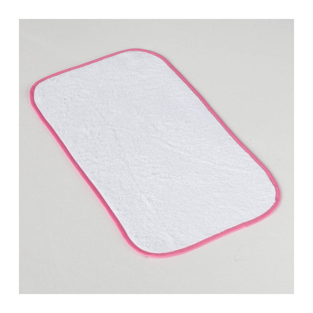 Dětský ručník Veba LOTA bílá s růžovou lemovkou (Velikost 30x50 cm)