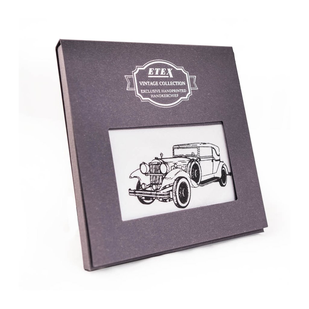 Pánský kapesník Vintage auto (Velikost kapesník - 1 ks)