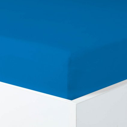 Napínací prostěradlo JERSEY s elastanem tmavě modrá (Velikost 180x200 cm)
