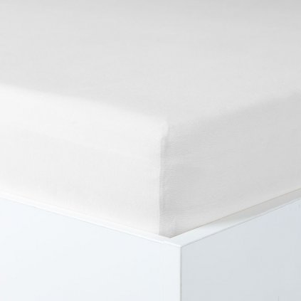 Napínací prostěradlo MAKO JERSEY s elastanem bílá (Velikost 180-200x200-220 cm)