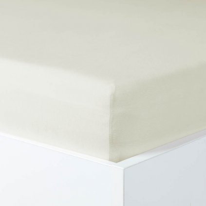 Napínací prostěradlo MAKO JERSEY s elastanem písková (Velikost 180-200x200-220 cm)