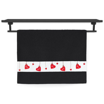 ručník Rujana tisk Srdíčka 041 9951 T300