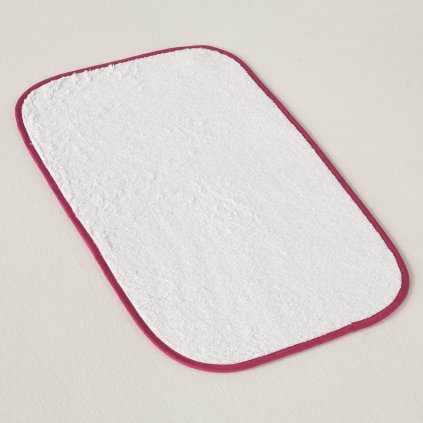 Dětský ručník Veba LOTA bílá s malinovou lemovkou (Velikost 30x50 cm)
