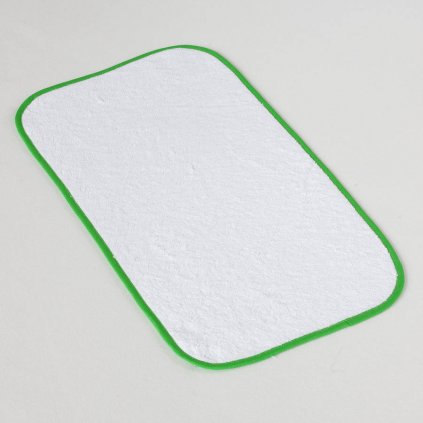 Dětský ručník Veba LOTA bílá se zelenou lemovkou (Velikost 30x50 cm)