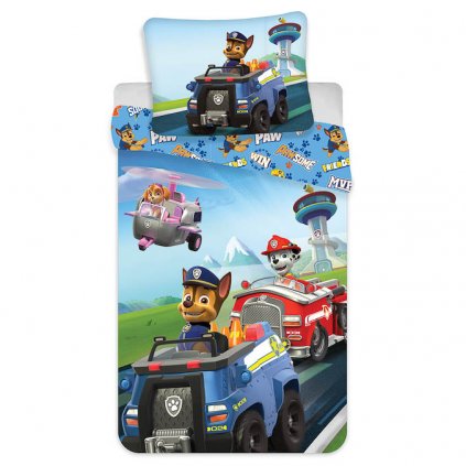 Povlečení PAW PATROL licenční tisk (Velikost 140x200 cm + 70x90 cm)