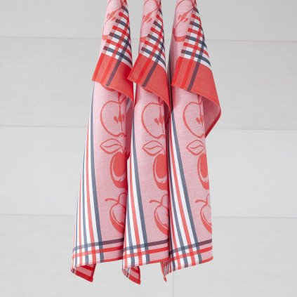 kuchyňské utěrky ds.020 35 (jablka červenošedá) 7654