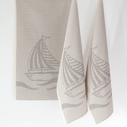utěrka Zarka 35x60 des.105 08 plachetnice