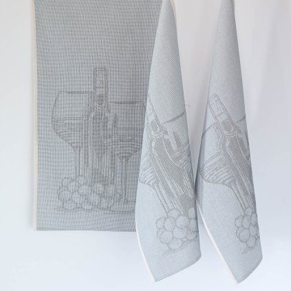 utěrka Zarka 35x60 des.106 05 láhev vína