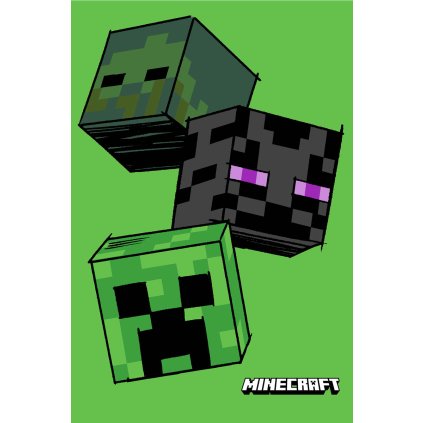 Minecraft The Mobs fleecová deka 537475551cf6aba