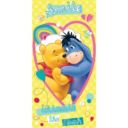 Osuška 70x140 cm Medvídek Pú Smile d9297eb2c632185
