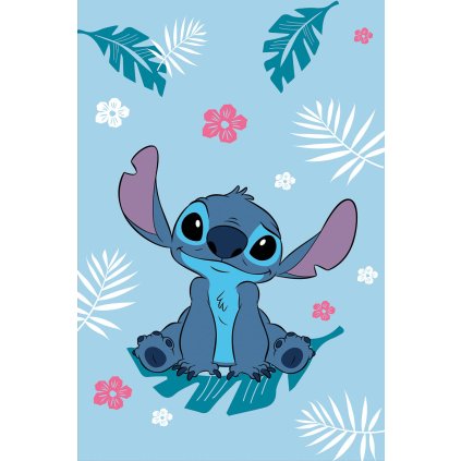 Lilo and Stitch Blue fleecová deka 13