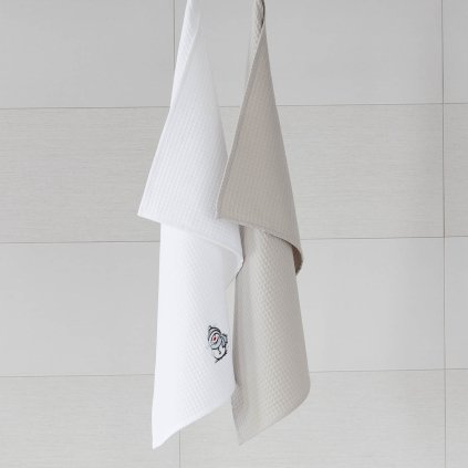 utěrky Rumba 040 0100 s výšivkou 813 01 Sněhulák + Rumba 040 9352 1980