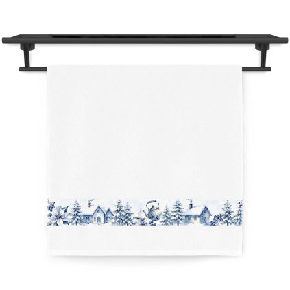 ručník Nora Kočky 642 0100 T481 (Zimní vesnička)