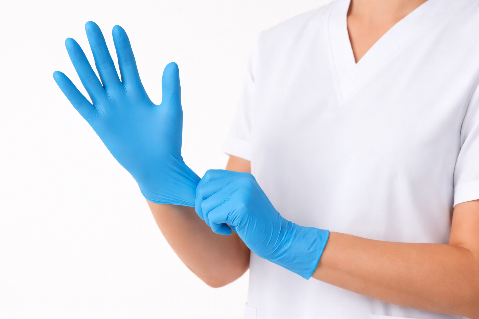 Jak vybrat správné rukavice pro zdravotníky – nitril, latex či vinyl