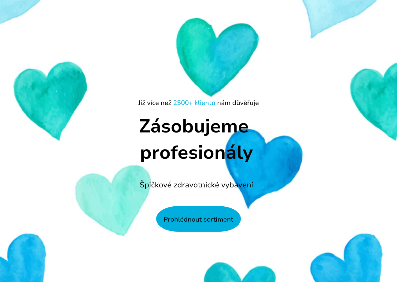 Zdravotnické zásobování pro profesionály – kvalitní zdravotnické vybavení, rychlé dodání do nemocnic, klinik a ordinací. Více než 2500 spokojených klientů.