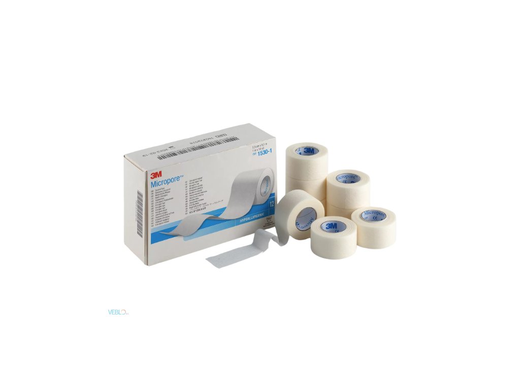 Náplast 3M Micropore - cívková papírová náplast, více variant
