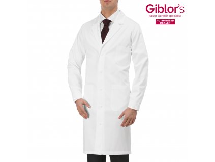 Pánský lékařský plášť Sam, bílý (Barva Bílá, Velikost 3XL)