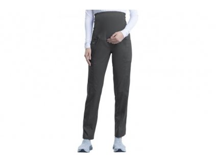 Těhotenské zdravotnické kalhoty, šedé (Barva Šedá, Velikost L)