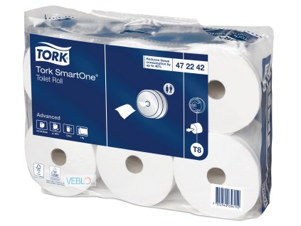 T8 Toaletní papír s vnitřním odvíjením Tork SmartOne, 207 m, 6 ks, (47 22 42)