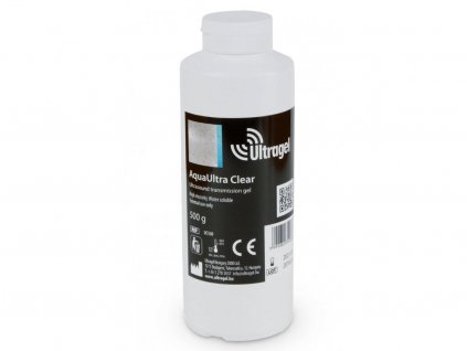 AquaUltra Clear ultrazvukový gel, 500 g, čirý
