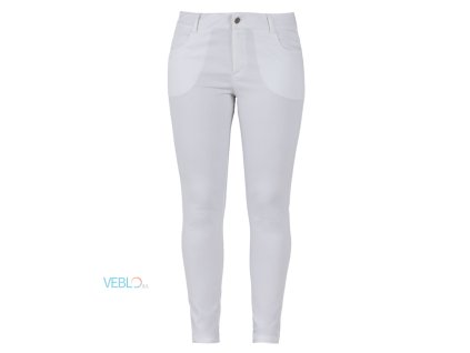 Bíle dámské kalhoty PANTALONE IRIDE, 20P02P112