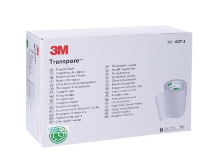 Náplast 3M Transpore – hypoalergenní papírová náplast