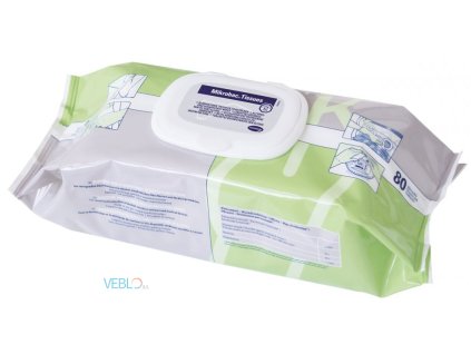 Mikrobac Tissues 80 ks, Flow Pack – dezinfekční ubrousky pro rychlou a účinnou hygienu