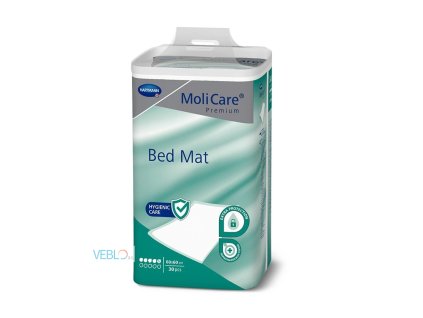 Absorpční podložka MoliCare Premium Bed Mat 60 x 60 cm (30 ks/bal) – ochrana lůžka pro inkontinentní pacienty