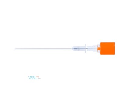 Spinální jehla K-3 25G, 120 mm se zavaděčem – oranžová (25 ks/bal)