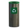 zelený - 45 l Nerezový koš na třídění odpad