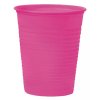 Jednorázové barevné plastové kelímky 180 ml – pevné, flexibilní a recyklovatelné, magenta
