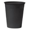 Jednorázové barevné plastové kelímky 180 ml – pevné, flexibilní a recyklovatelné, černá