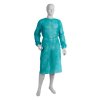 Zdravotnický/návštěvnický plášť –40 g/m², pletené manžety, netkaný, nesterilní, zelený (10 ks/bal)