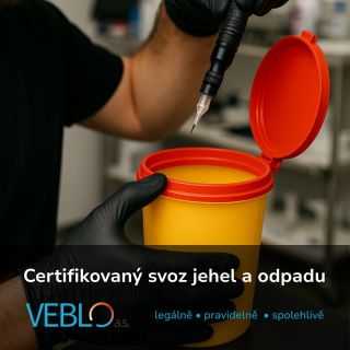 🩵 Bezpečnost začíná správnou likvidací. Použité jehly a infekční odpad nepatří do běžného odpadu. Patří do certifikovaného...