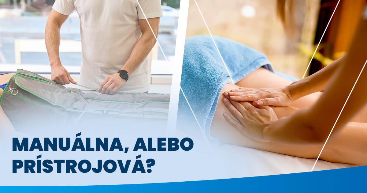 Rozdiel medzi manuálnou a prístrojovou lymfodrenážou