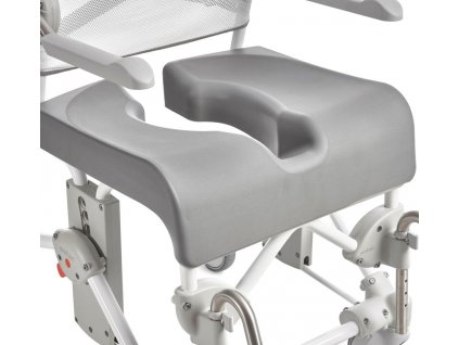 Sedadlo Soft Comfort, otvor vzadu, výška 4 cm