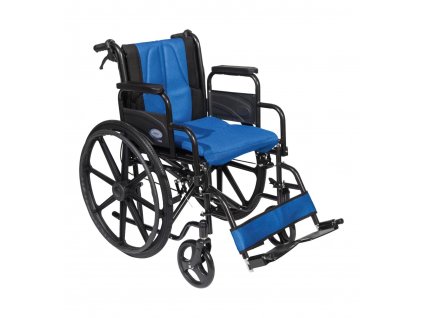 Invalidný vozík Gemini modro - čierny