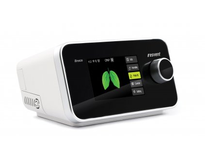 Monitoring a liečba spánkového apnoe s vyhrievaným zvlhčovačom Resvent iBreeze Auto CPAP 25A