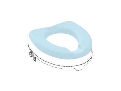 Mäkký vankúš 1,3 cm na zvyšovač WC