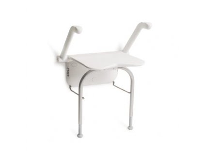 Etac Relax shower seat white arm supports supporti