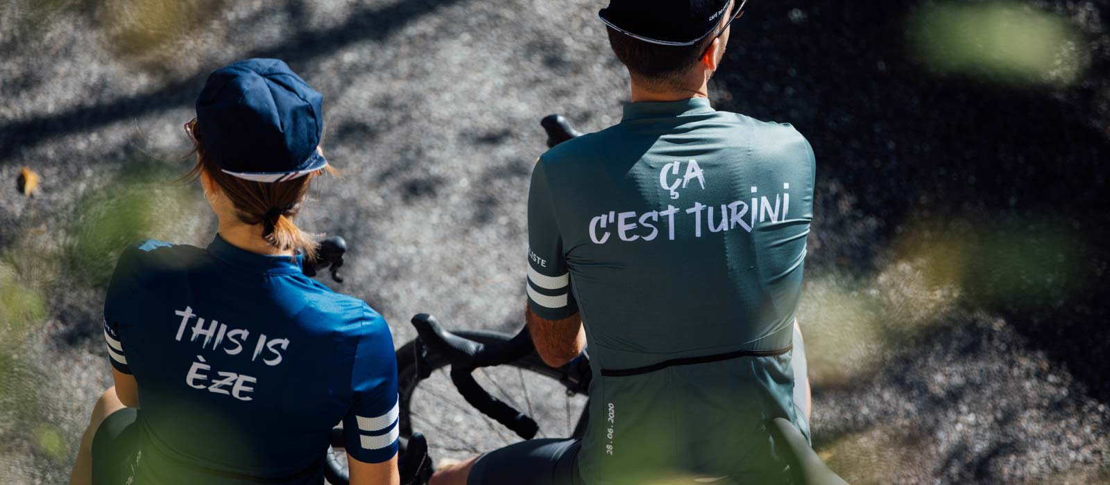Grafické motivy Col d’Eze a Col de Turini z kolekce Francette