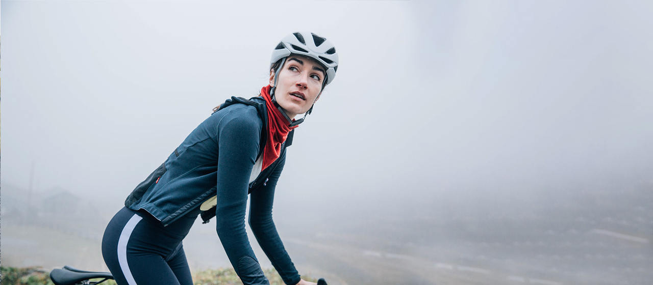 Cyklistický nákrčník Café du Cycliste do zimního počasí